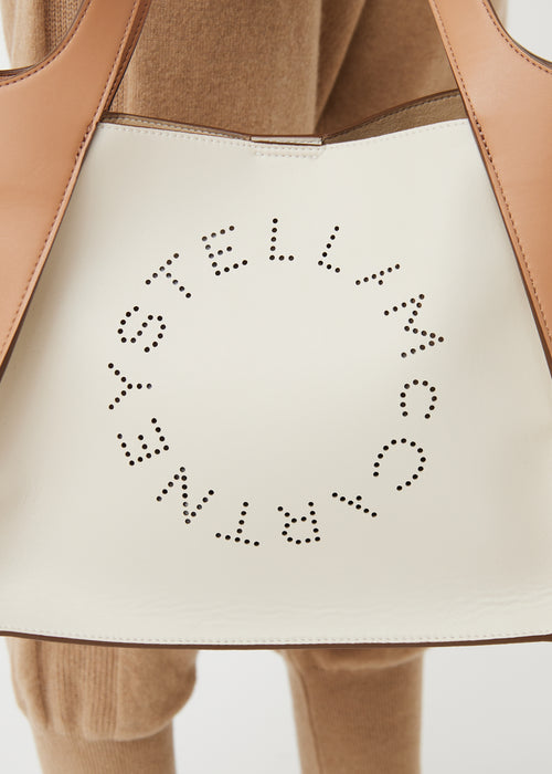 Stella McCartney Cream and Beige Tote Bag