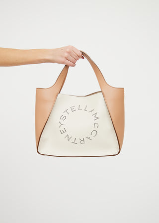 Stella McCartney Cream and Beige Tote Bag