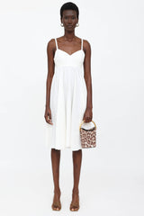 Stella McCartney Faux Fur Printed Bucket Bag