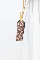 Stella McCartney Faux Fur Printed Bucket Bag