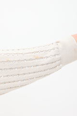 Stella McCartney Grey Cotton Embellished Sweater Dress