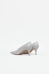 Stella McCartney Patent Square Toe Pump