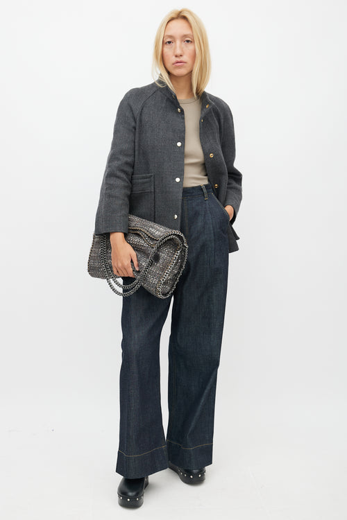 Stella McCartney Grey Tweed Falabella Bag