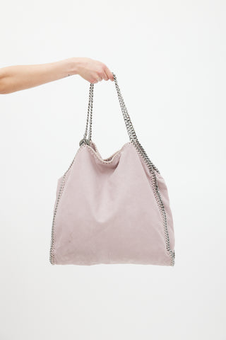 Stella McCartney Dusty Pink Vegan Large Falabella Tote Bag