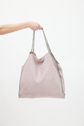 Stella McCartney Dusty Pink Vegan Large Falabella Tote Bag