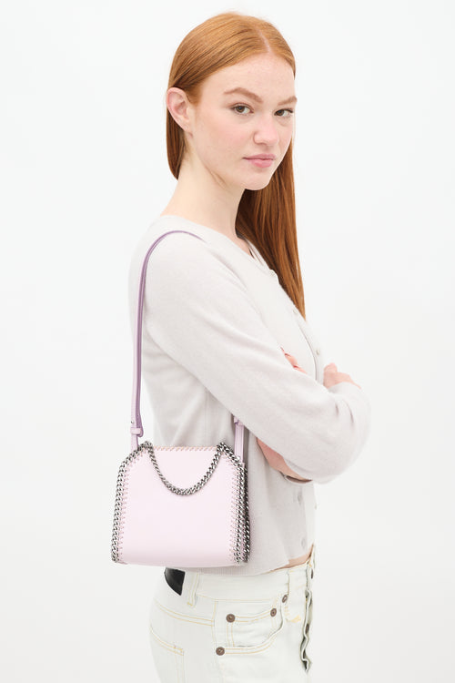 Stella McCartney Light Purple Faux Leather Fallabella Crossbody Bag