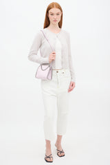Stella McCartney Light Purple Faux Leather Fallabella Crossbody Bag