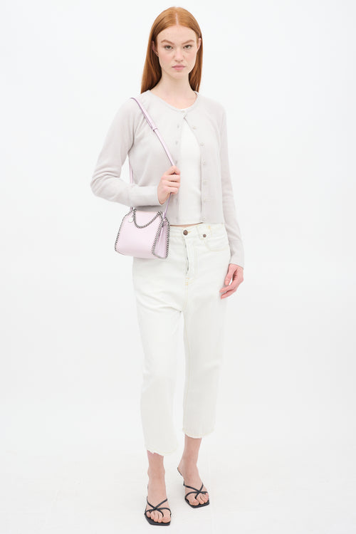 Stella McCartney Light Purple Faux Leather Fallabella Crossbody Bag