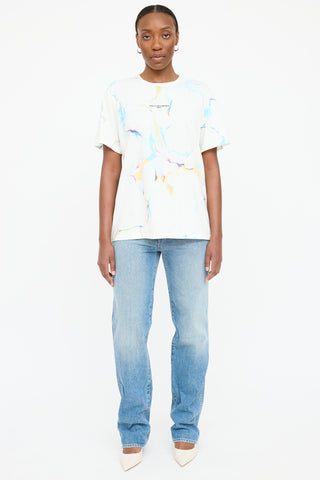 Stella McCartney Marbled Logo T-Shirt