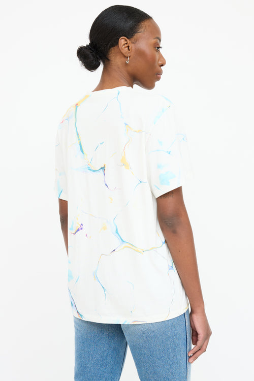 Stella McCartney Marbled Logo T-Shirt