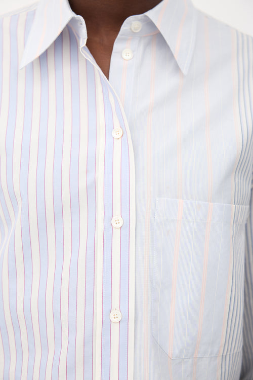 Stella McCartney Multi-Stripe Cropped Shirt