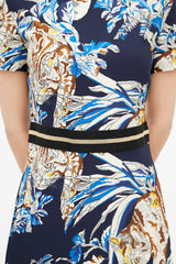 Stella McCartney Navy & Multicolour Floral Dress