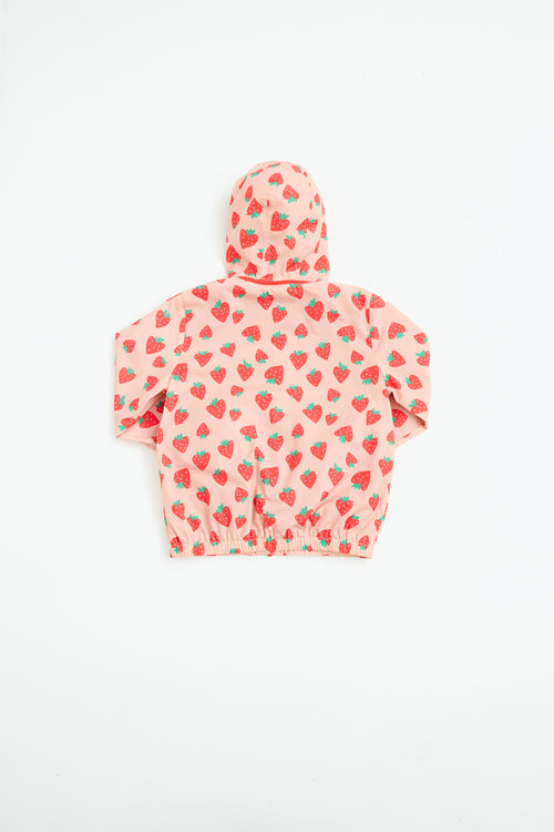 Stella McCartney Kids Strawberry Hooded Jacket