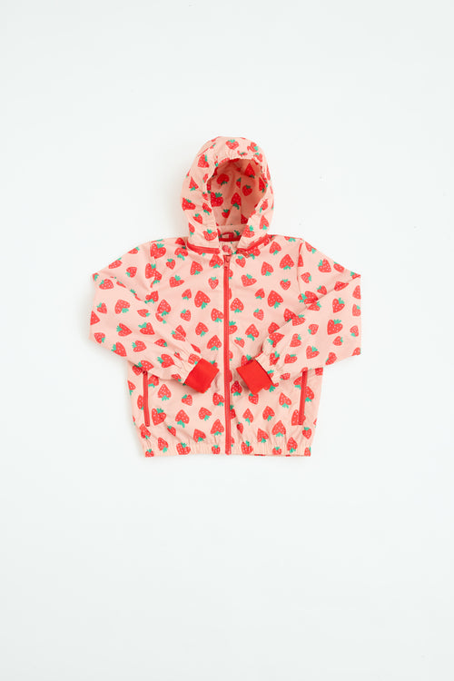 Stella McCartney Kids Strawberry Hooded Jacket
