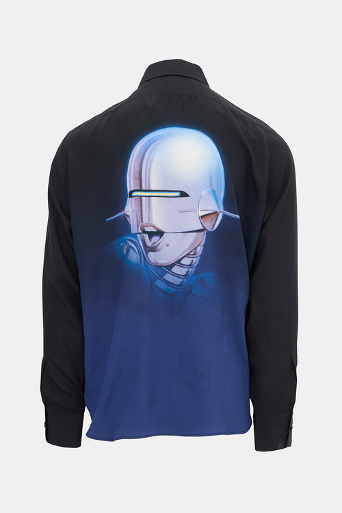 Stella McCartney X Sorayama Silk Printed Shirt