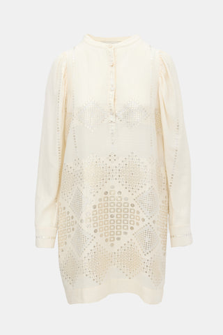 Stella McCartney Silk Fil Coupc Tunic Dress