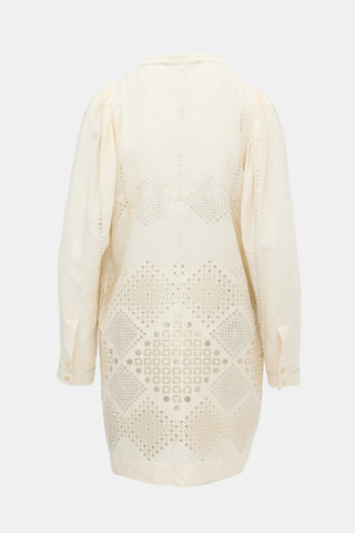 Stella McCartney Silk Fil Coupc Tunic Dress