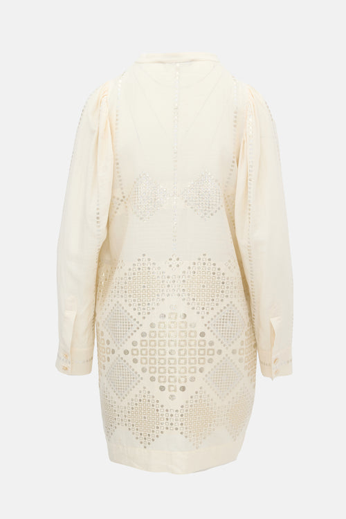 Stella McCartney Silk Fil Coupc Tunic Dress