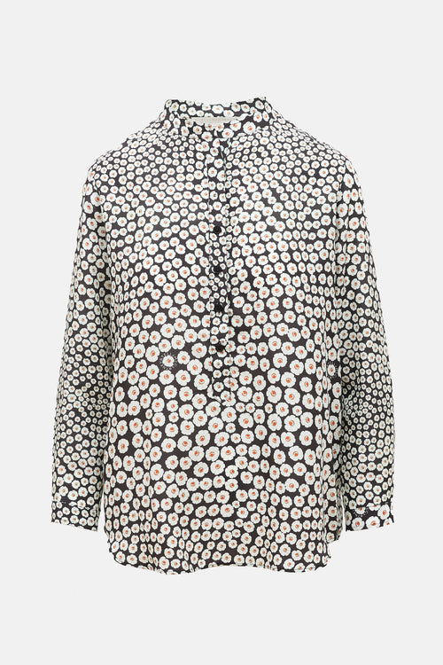 Stella McCartney Silk Floral Blouse