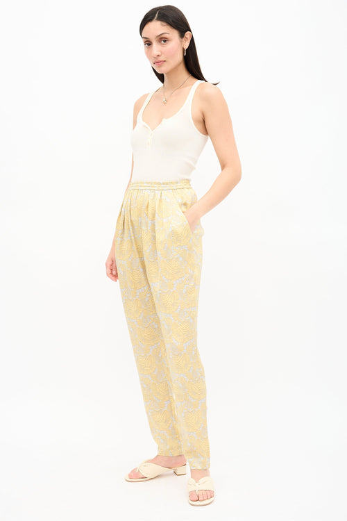 Stella McCartney Silk Floral Pant