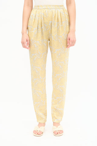 Stella McCartney Silk Floral Pant
