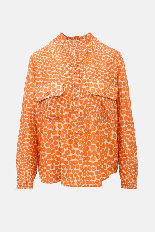 Stella McCartney Silk Floral Shirt
