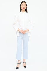 Stella McCartney Ruched Button Up Shirt