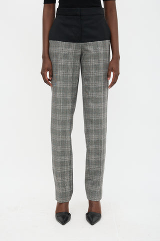 Stella McCartney Wool Glen Check Trouser