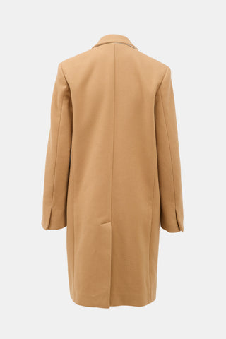 Stella McCartney Wool Peak Lapel Coat