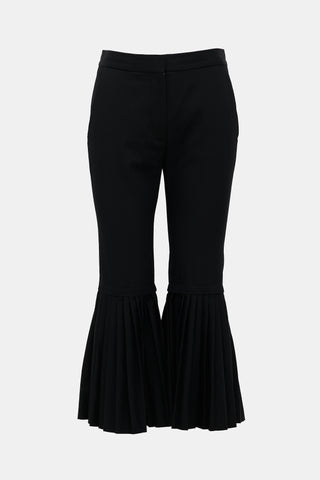 Stella McCartney Wool Pleated Hem Pant