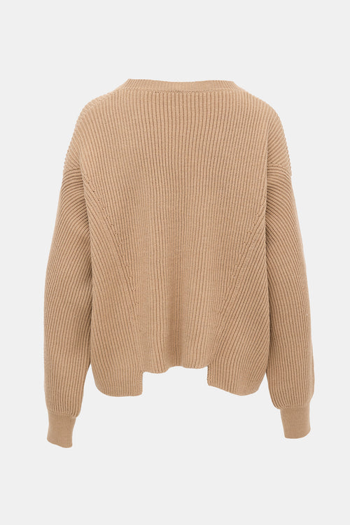 Stella McCartney Wool Ribbed Knit Sweater