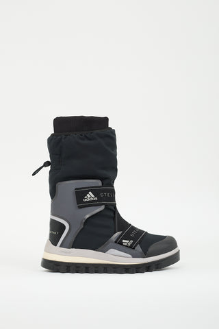 Stella McCartney X Adidas Black Nylon Winter Boot