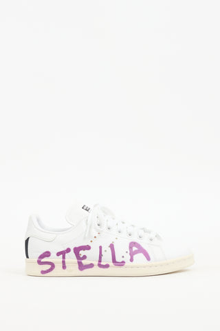 Stella McCartney X Adidas White Leather Stan Smith Sneaker