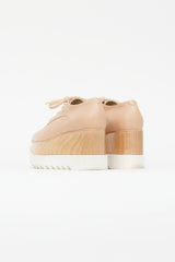 Stella McCartney Beige Faux Leather Elyse Derby