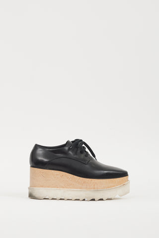 Stella McCartney Black & White Elyse Platform Sneaker