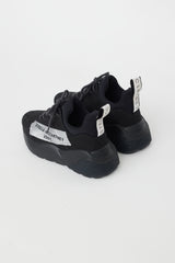 Stella McCartney Black & Silver Farga Chunky Sneaker