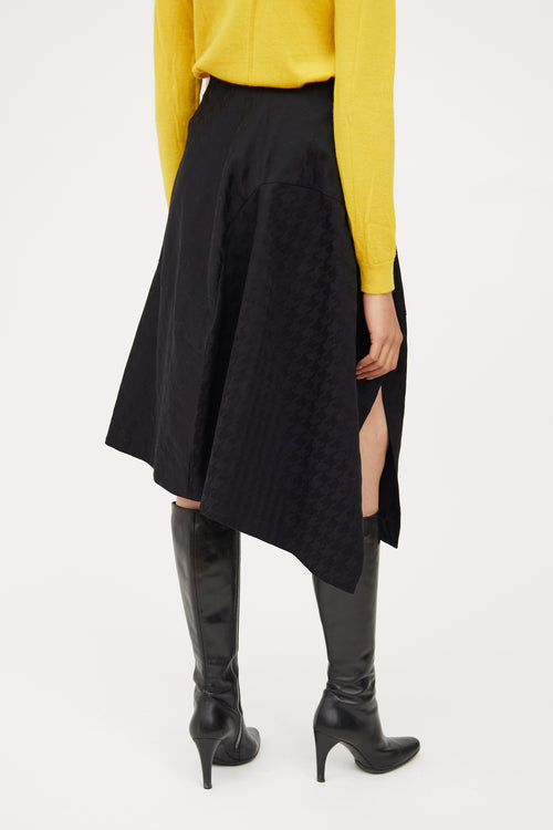 Stella McCartney Black Pattern A Line Skirt