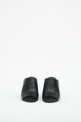 Stella McCartney Black & Brown Heeled Mule