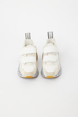 Stella McCartney Cream & Multi Faux Suede Eclypse Sneaker