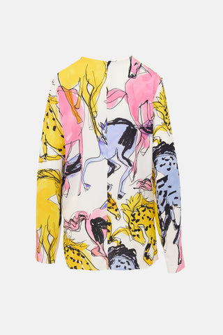 Stella McCartney Crepe Printed Top
