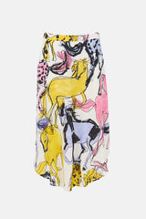 Stella McCartney Crepe Printed Midi Skirt