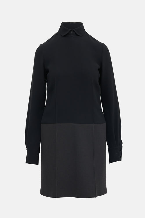 Stella McCartney Detachable Collar Panelled Dress