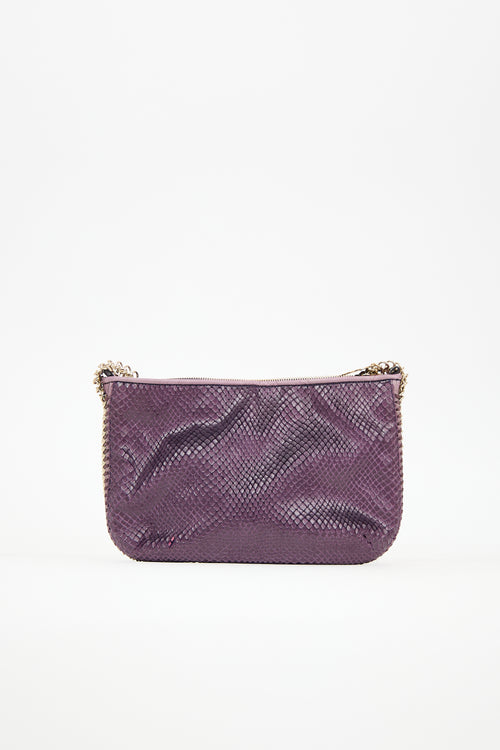 Stella McCartney Embossed Velvet Chain Bag