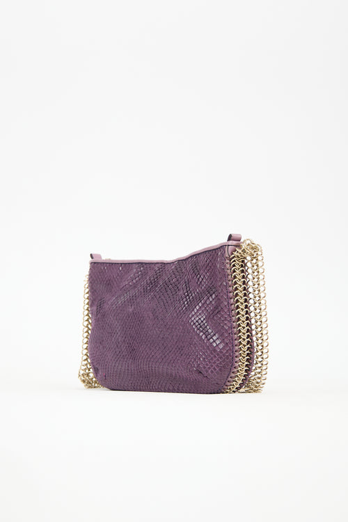 Stella McCartney Embossed Velvet Chain Bag