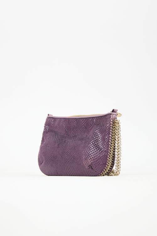 Stella McCartney Embossed Velvet Chain Bag