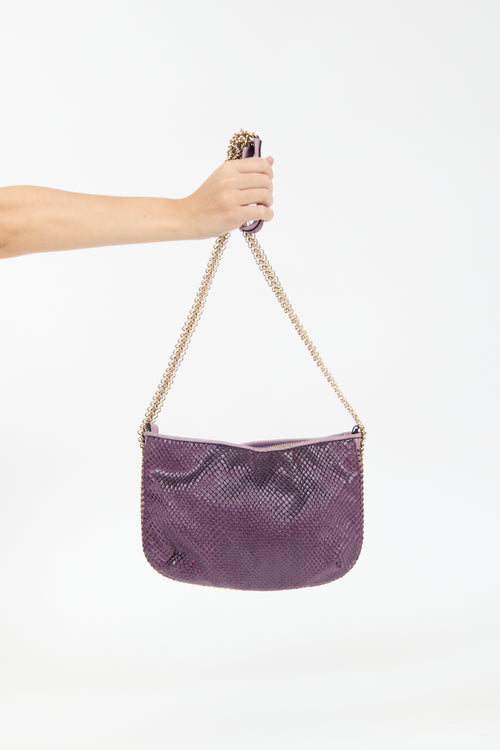 Stella McCartney Embossed Velvet Chain Bag