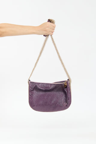 Stella McCartney Embossed Velvet Chain Bag