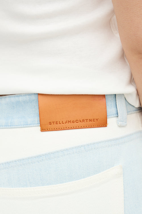 Stella McCartney Patchwork Cropped Jeans