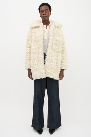 Stella McCartney Faux Fur Coat