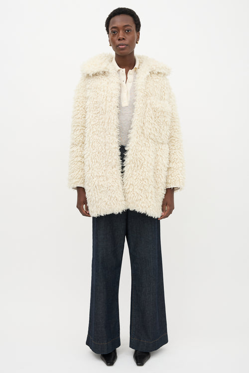 Stella McCartney Faux Fur Coat